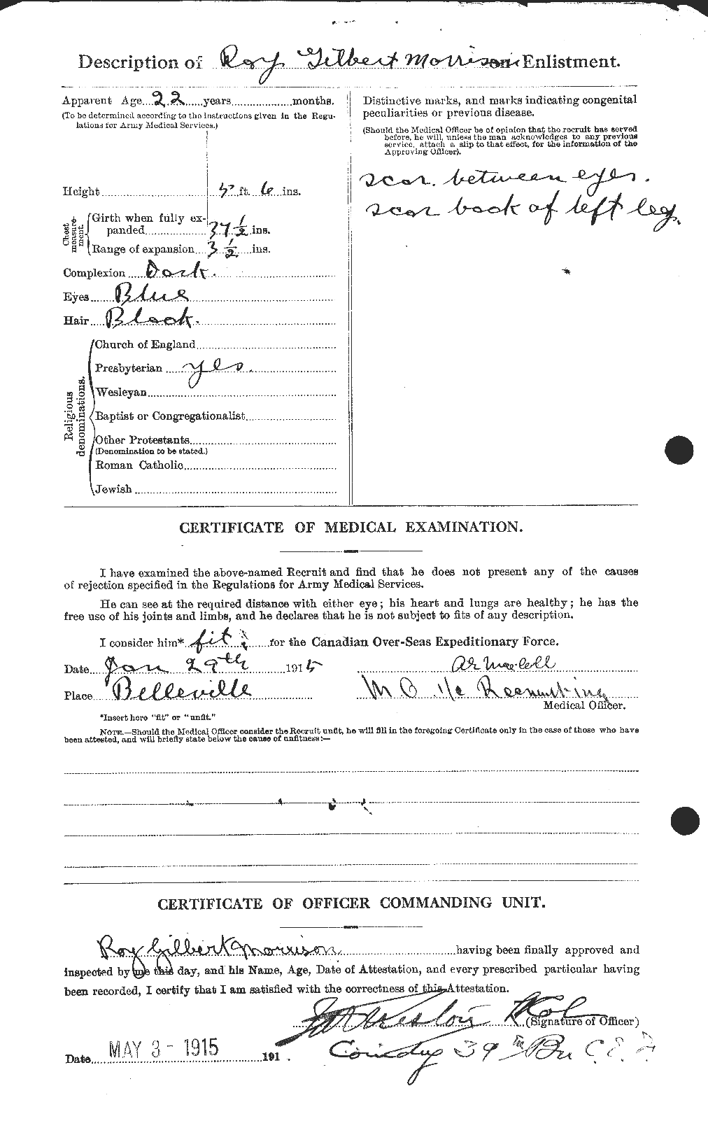 Personnel Records of the First World War - CEF 509133b