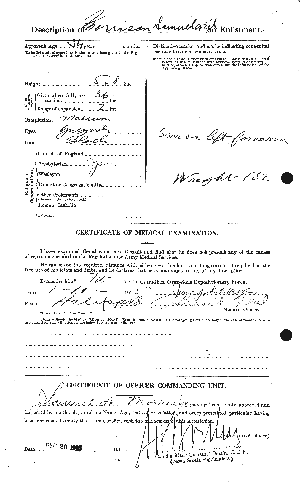 Personnel Records of the First World War - CEF 509147b