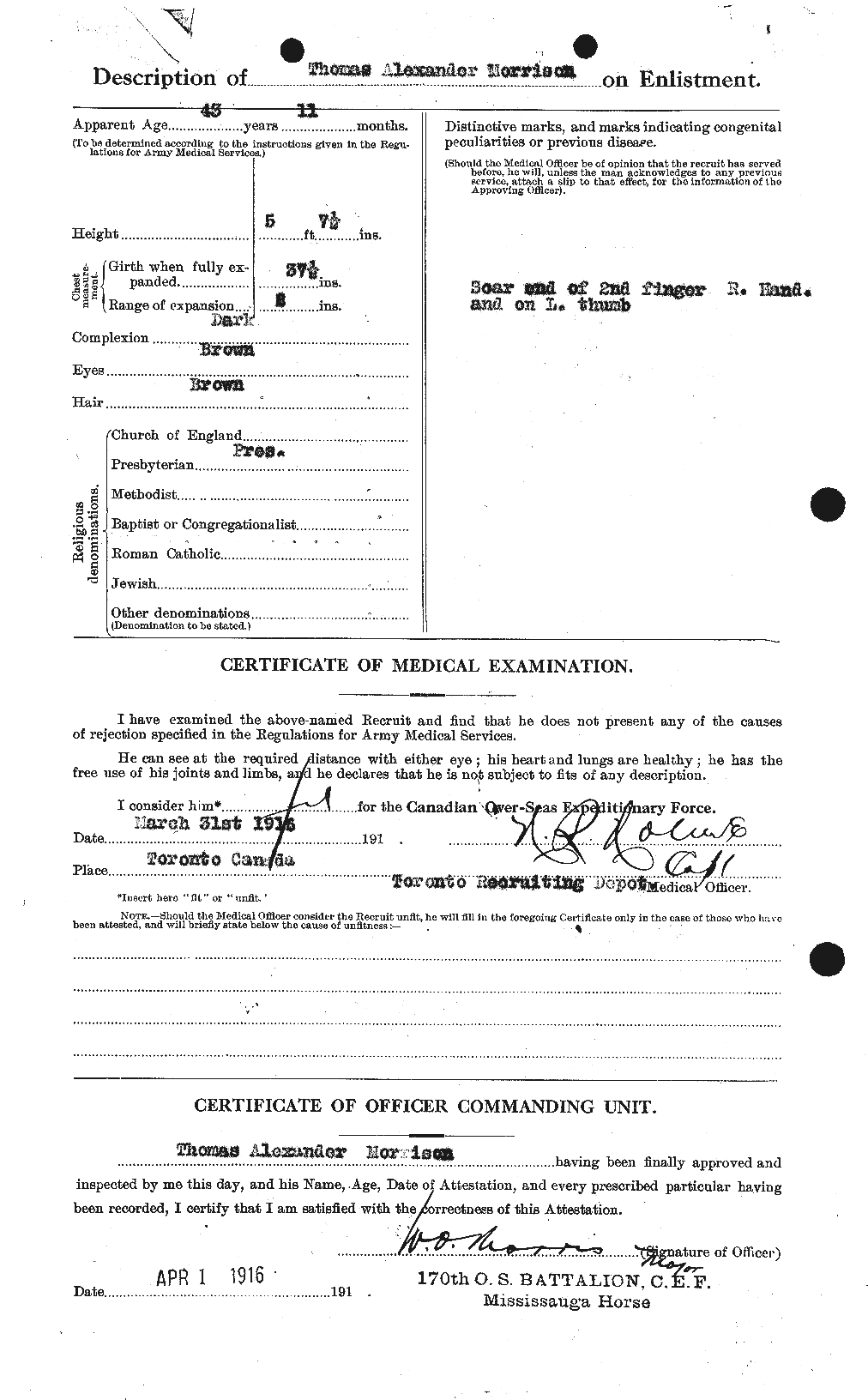 Personnel Records of the First World War - CEF 509181b