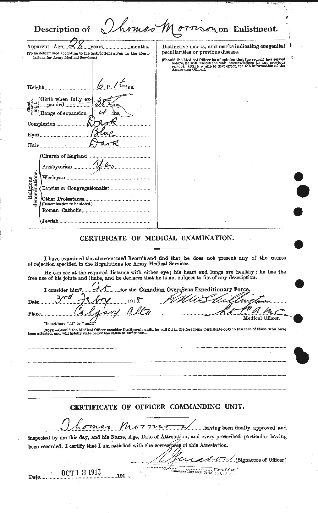 Personnel Records of the First World War - CEF 509183b