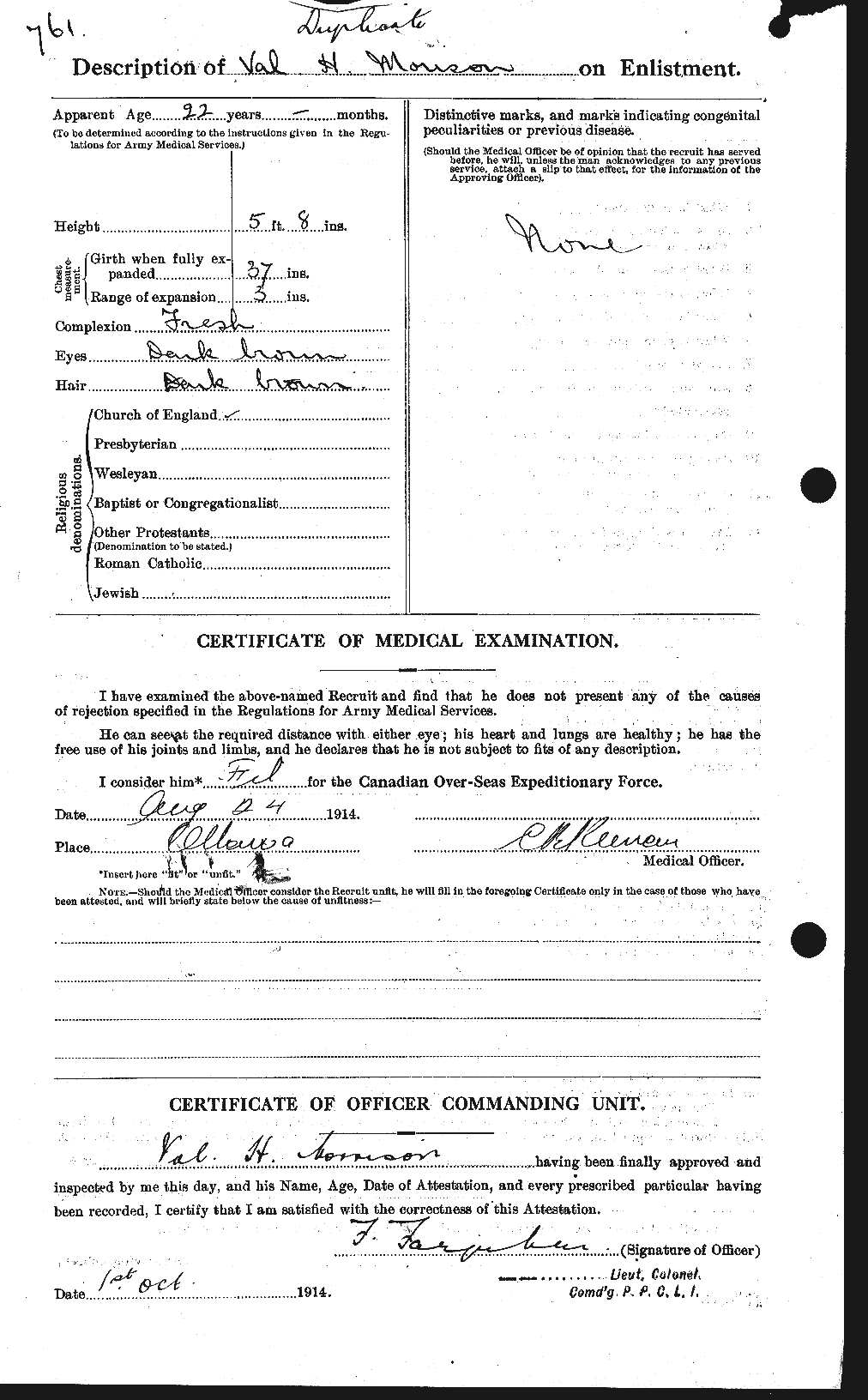 Personnel Records of the First World War - CEF 509200b