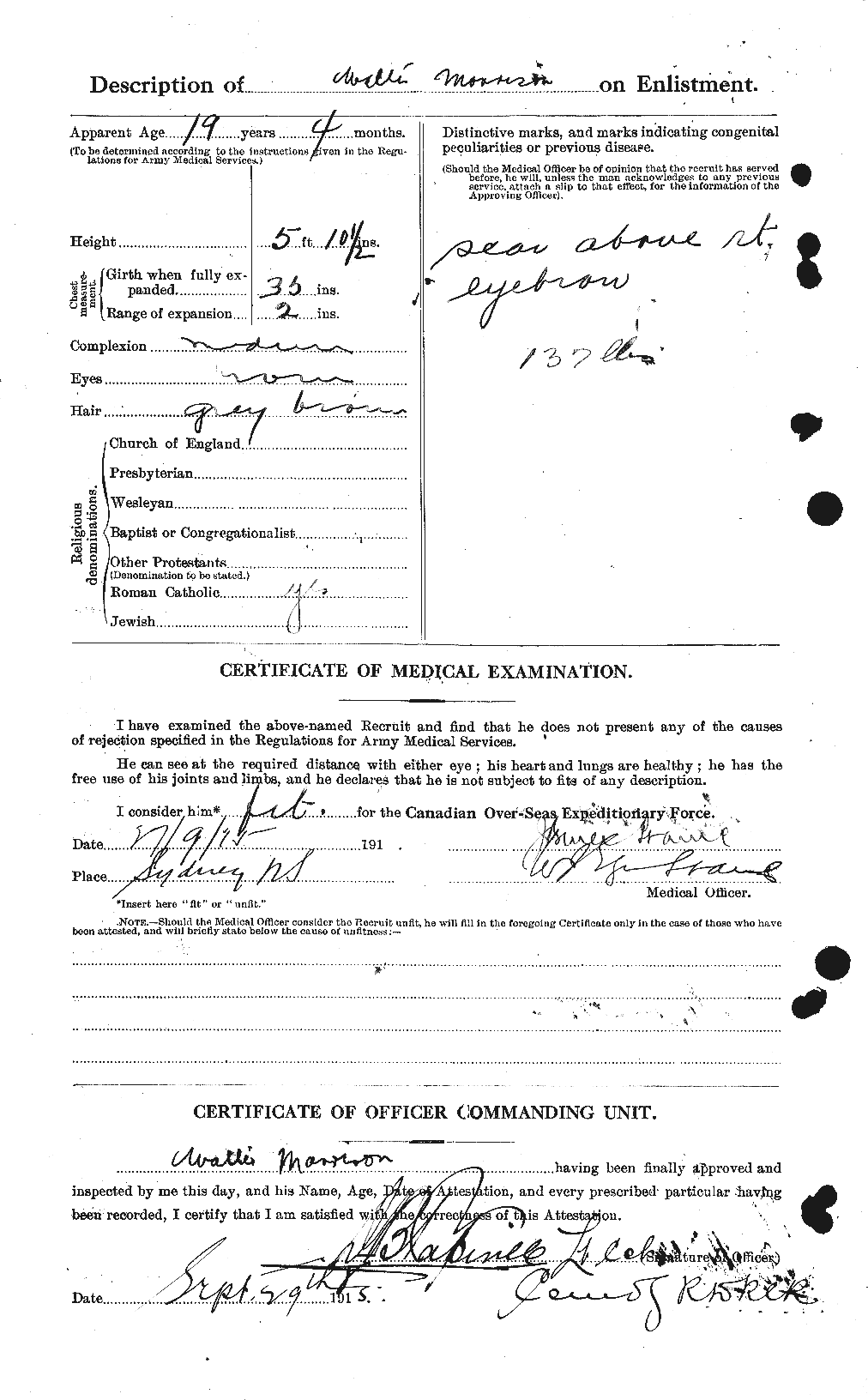 Personnel Records of the First World War - CEF 509212b