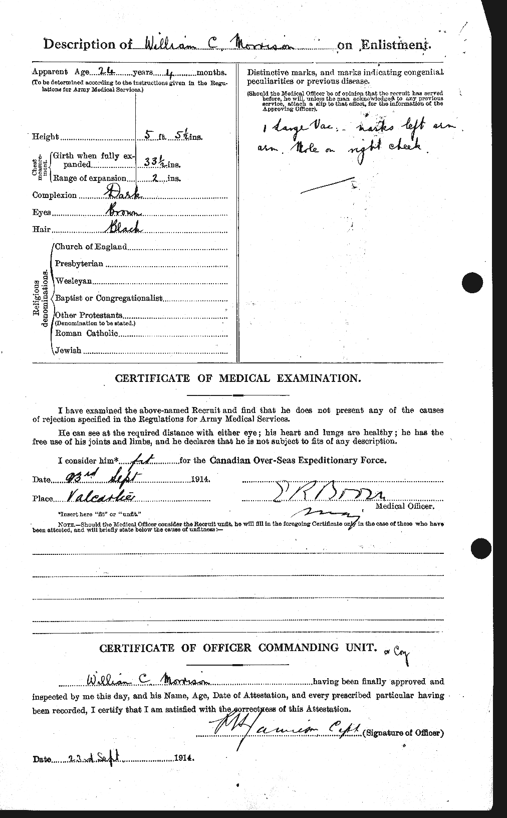 Personnel Records of the First World War - CEF 509281b