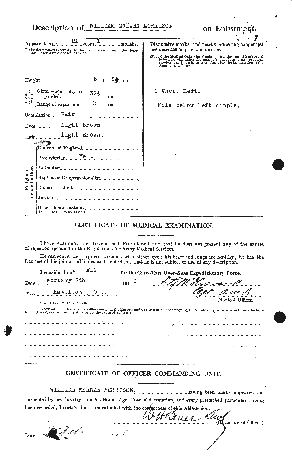 Personnel Records of the First World War - CEF 509315b