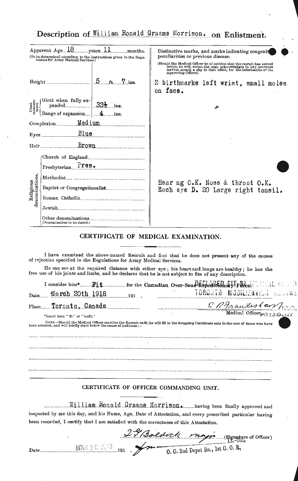 Personnel Records of the First World War - CEF 509321b