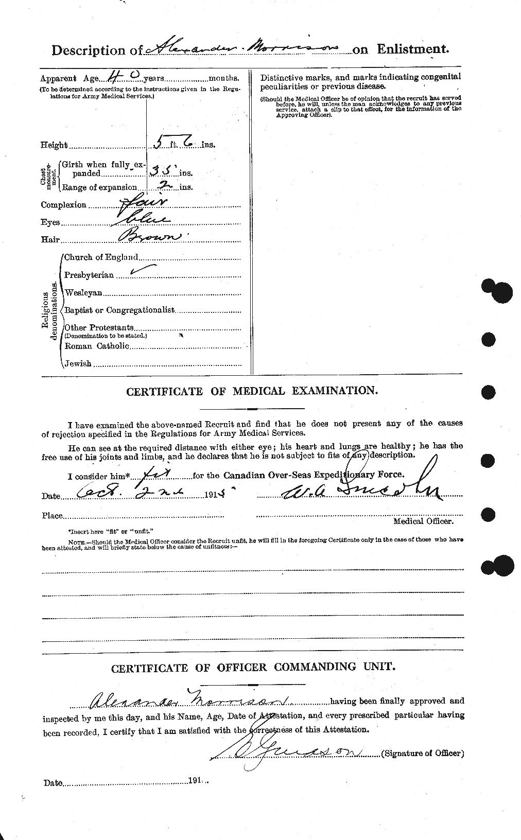 Personnel Records of the First World War - CEF 510974b