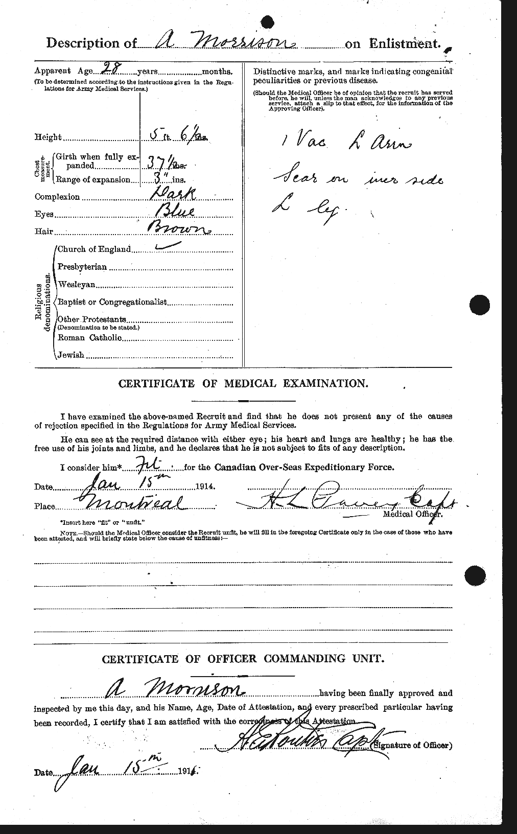 Personnel Records of the First World War - CEF 510991b