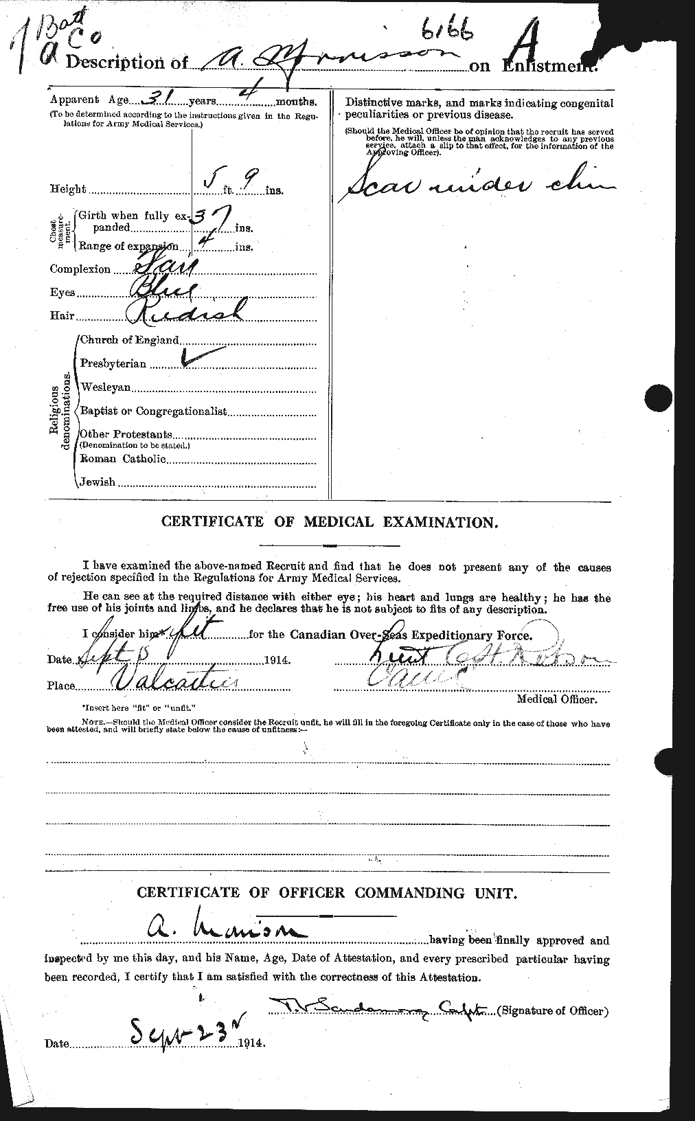 Personnel Records of the First World War - CEF 510997b