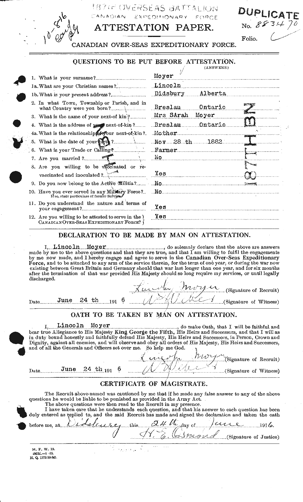Personnel Records of the First World War - CEF 512851a