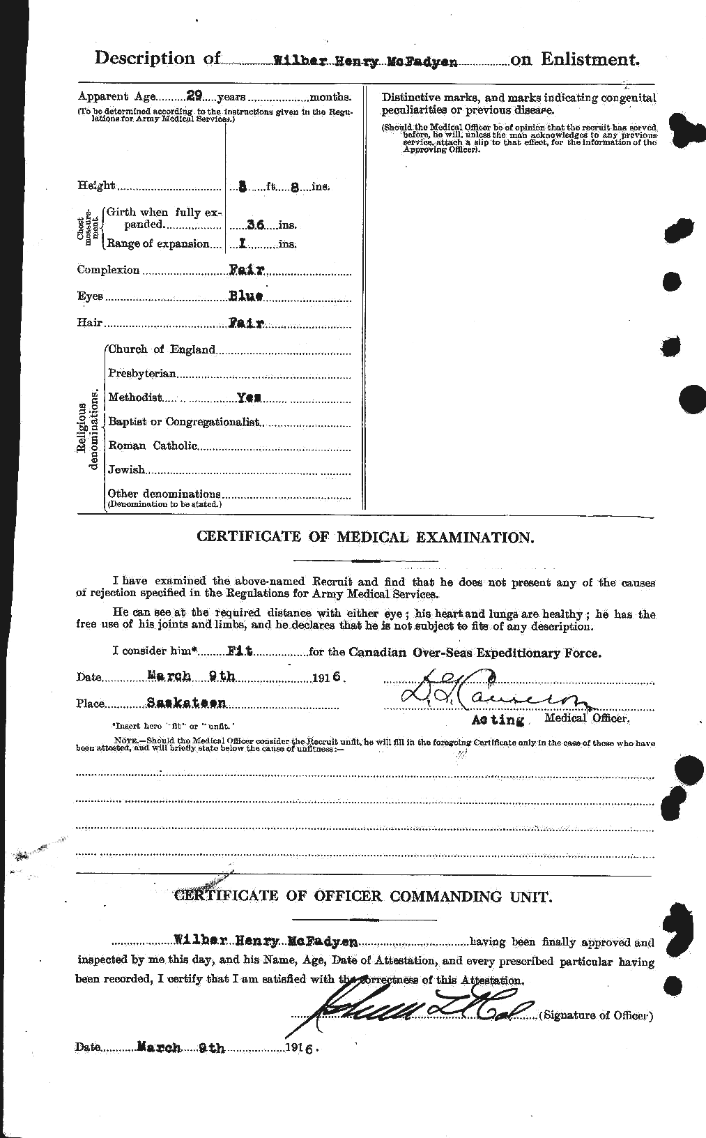 Personnel Records of the First World War - CEF 521219b