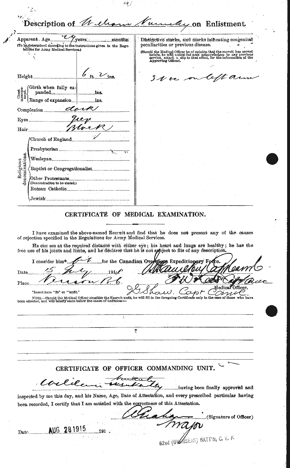 Personnel Records of the First World War - CEF 553341b