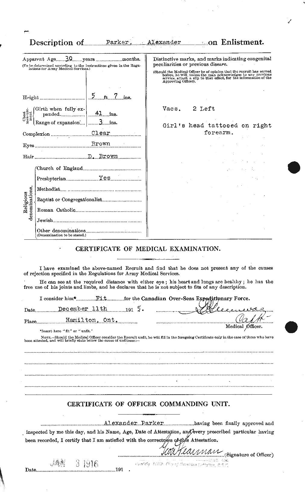 Personnel Records of the First World War - CEF 564971b