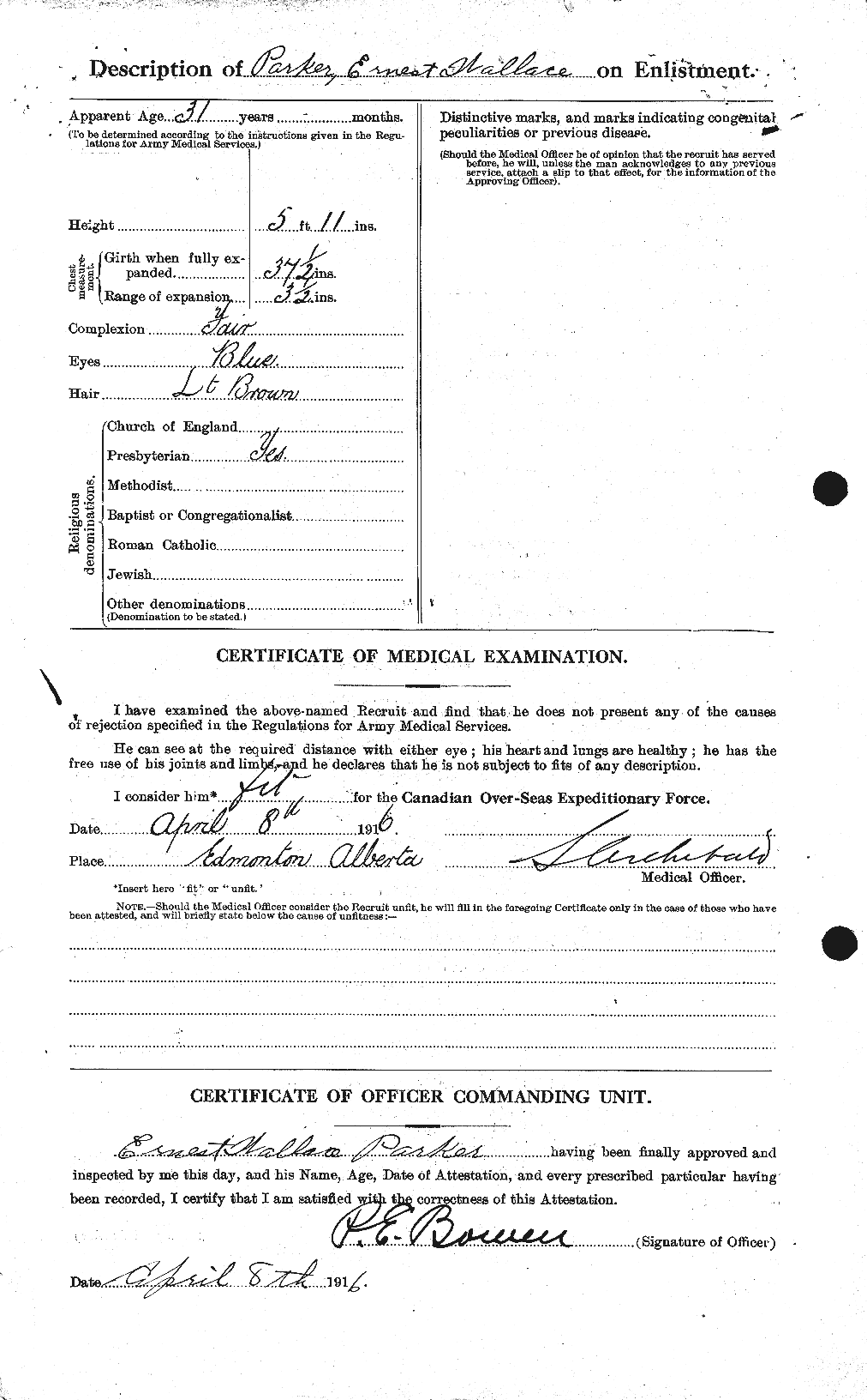 Personnel Records of the First World War - CEF 565168b