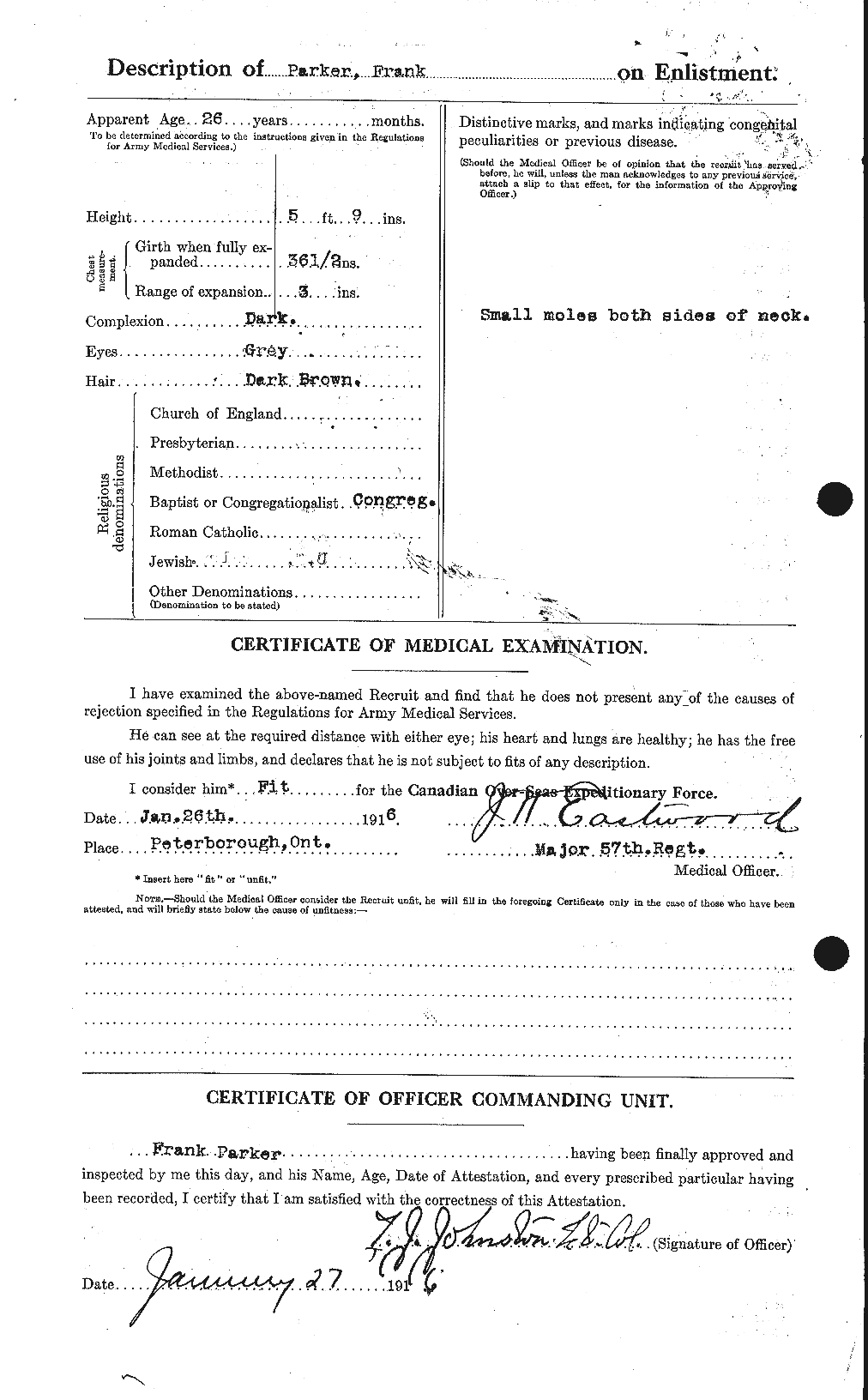 Personnel Records of the First World War - CEF 565184b
