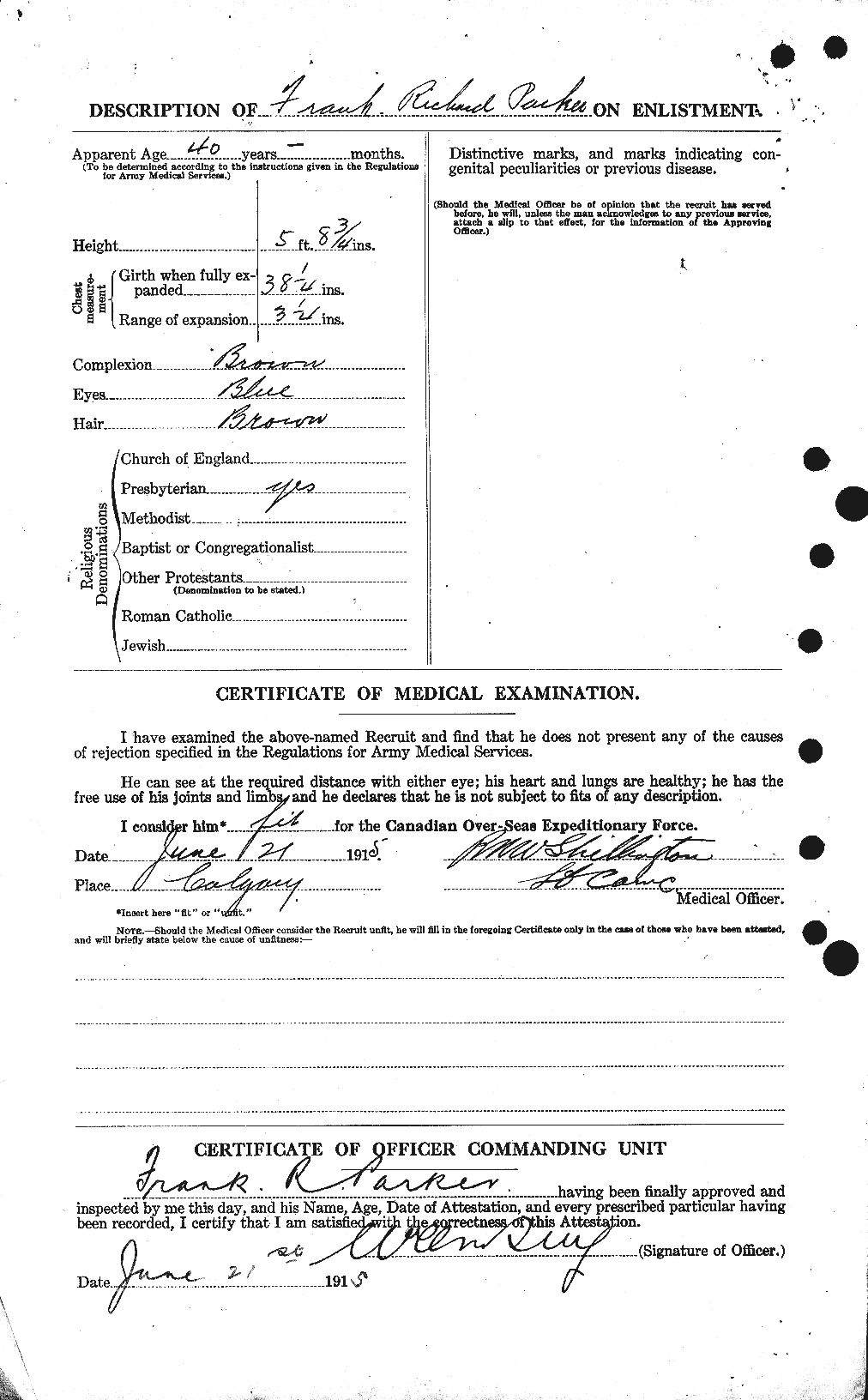 Personnel Records of the First World War - CEF 565193b