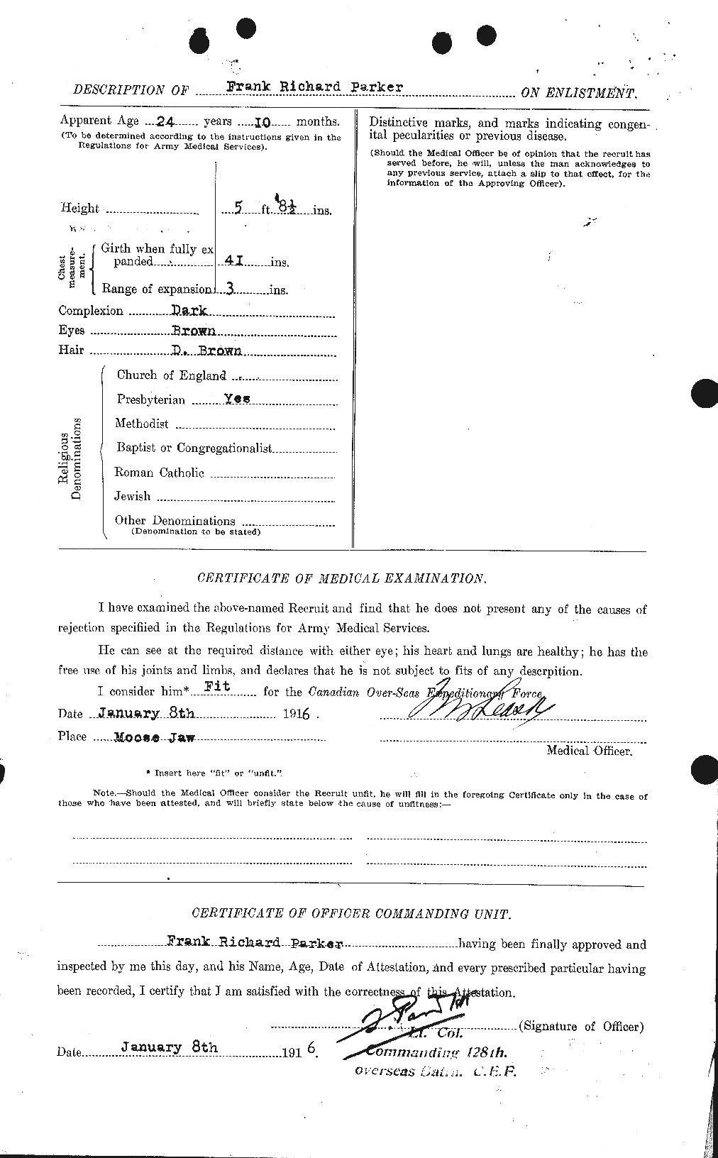 Personnel Records of the First World War - CEF 565194b
