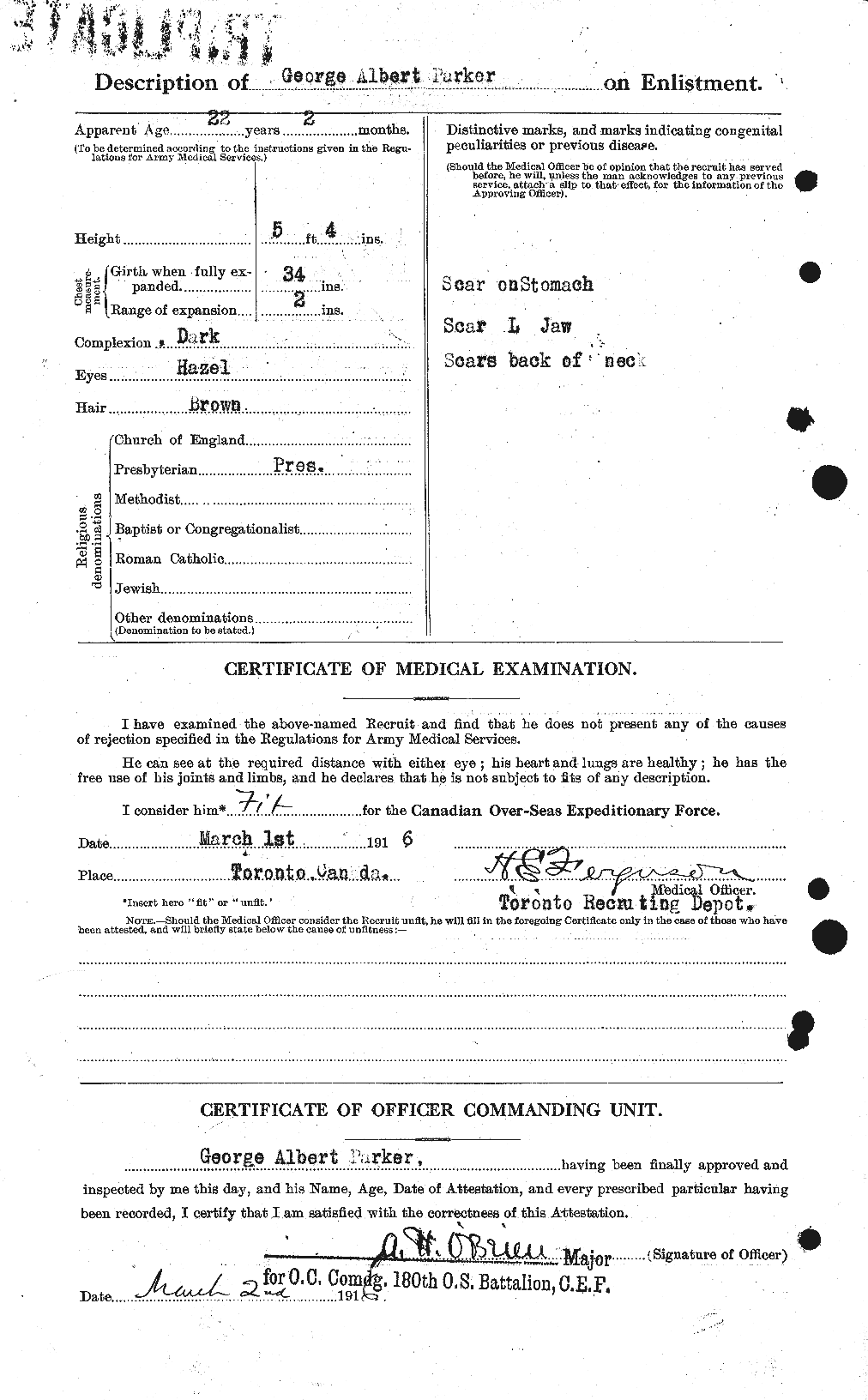 Personnel Records of the First World War - CEF 565251b
