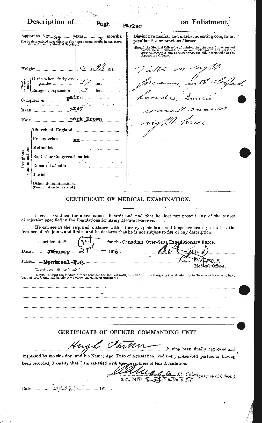 Personnel Records of the First World War - CEF 565392b