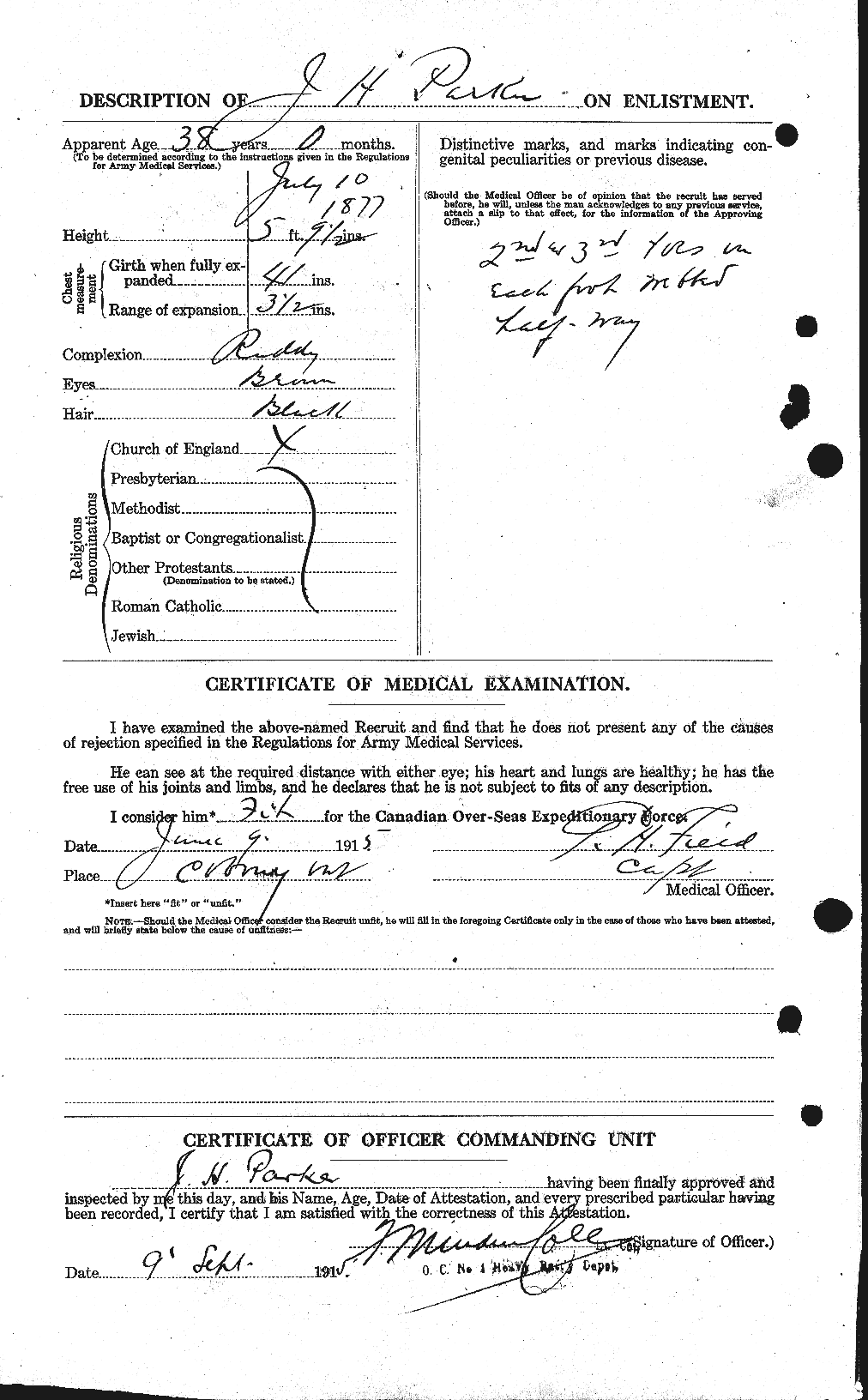 Personnel Records of the First World War - CEF 565472b