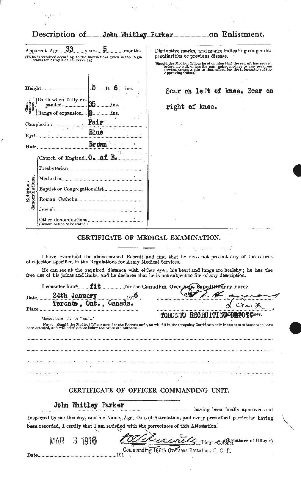 Personnel Records of the First World War - CEF 565493b