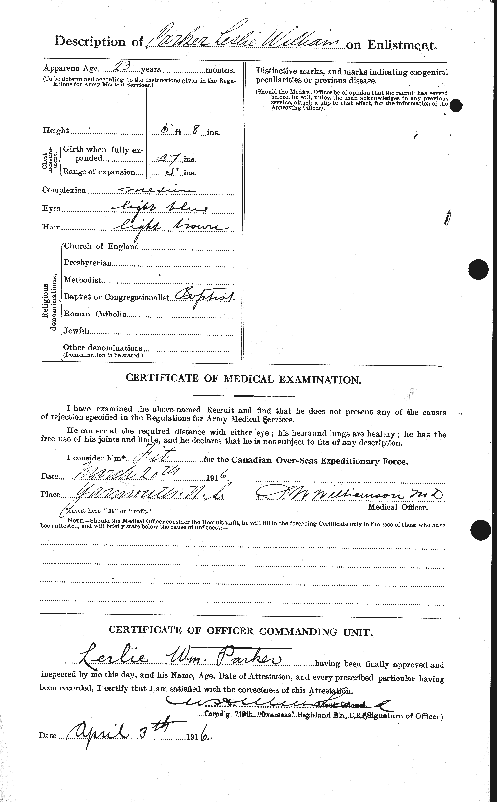 Personnel Records of the First World War - CEF 565530b