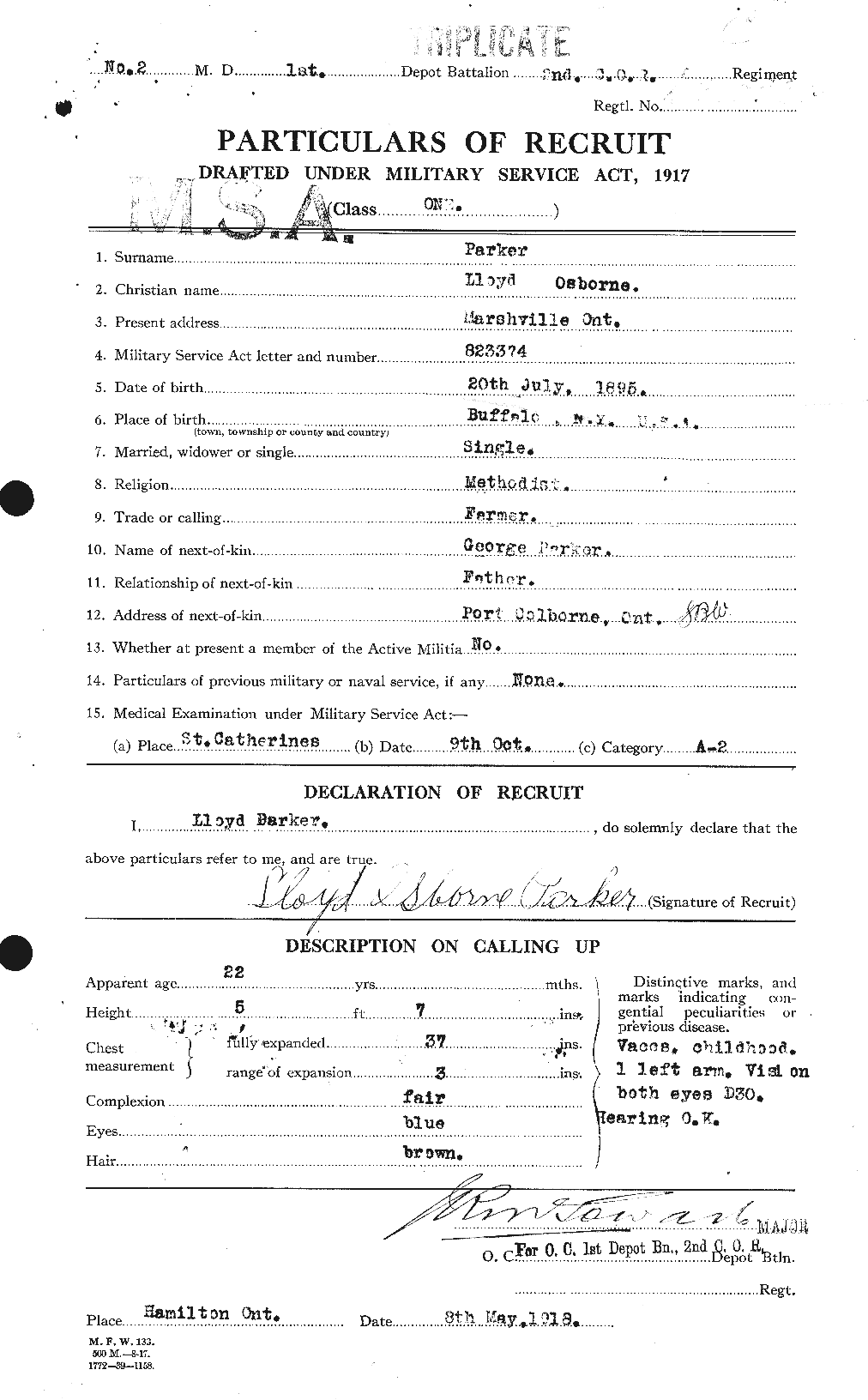 Personnel Records of the First World War - CEF 565536a