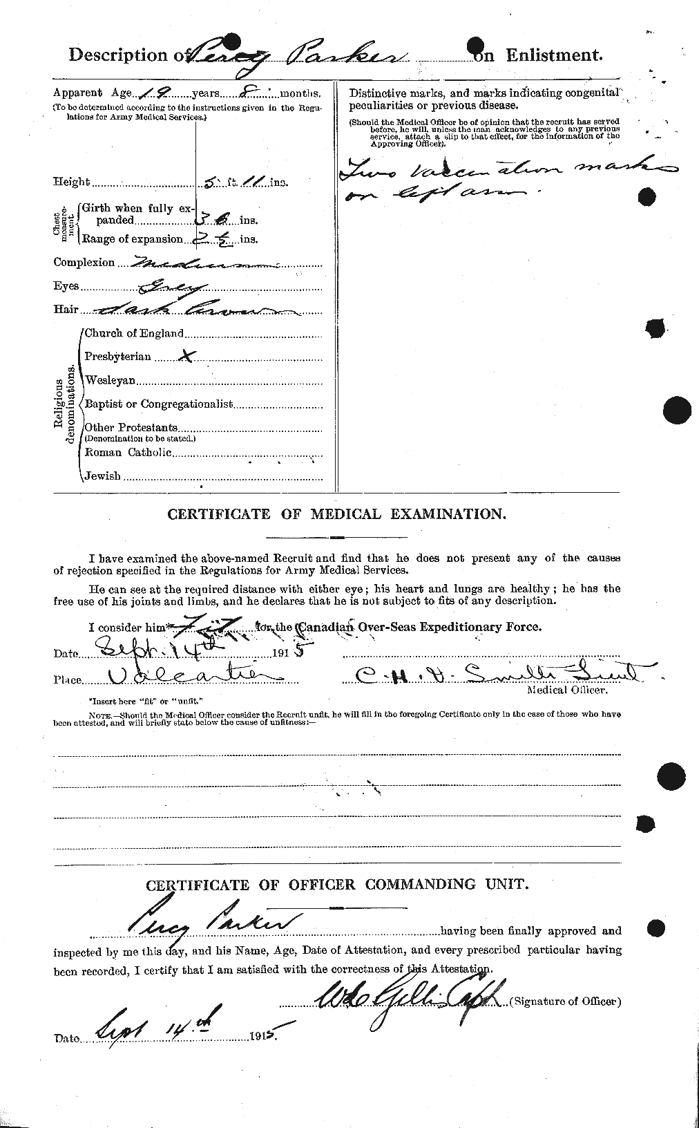 Personnel Records of the First World War - CEF 565563b