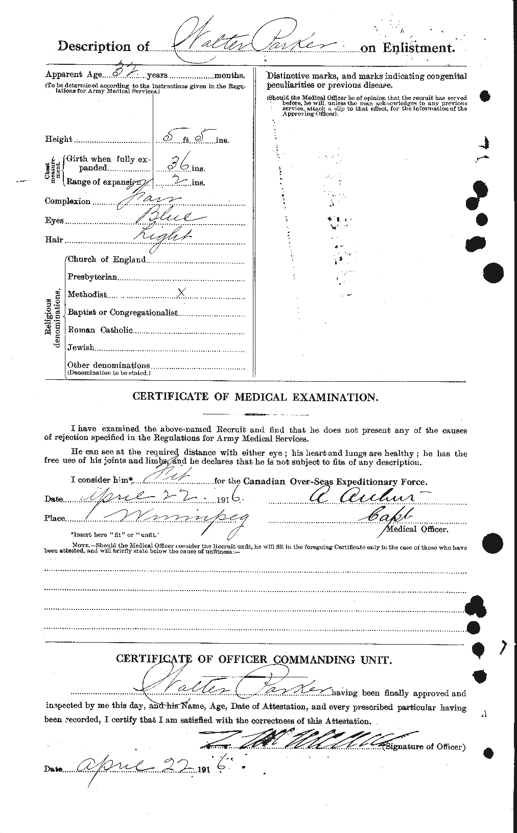 Personnel Records of the First World War - CEF 565686b