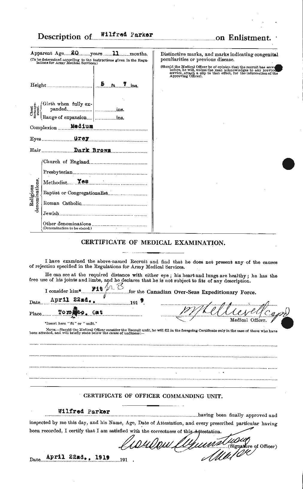 Personnel Records of the First World War - CEF 565706b