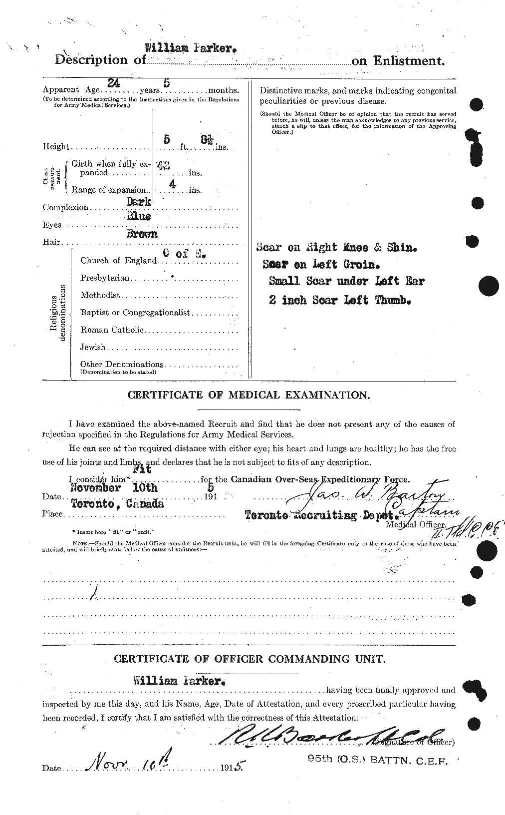 Personnel Records of the First World War - CEF 565717b