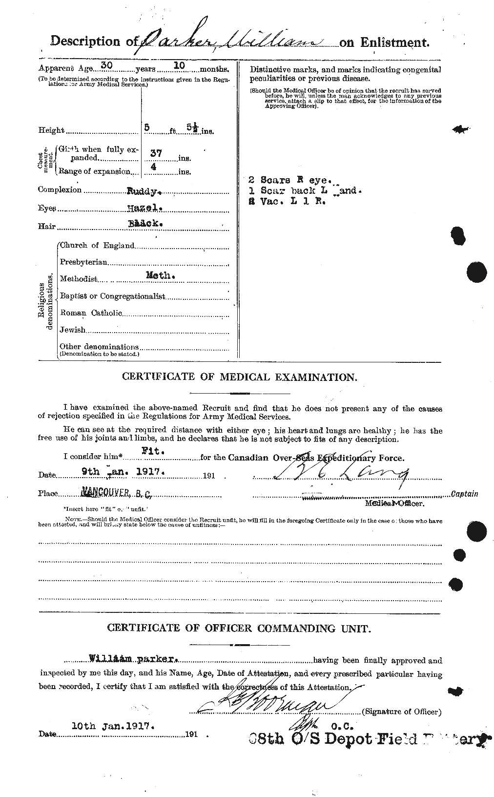 Personnel Records of the First World War - CEF 565722b