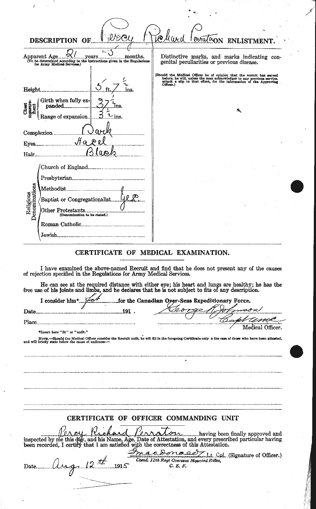 Personnel Records of the First World War - CEF 574229b