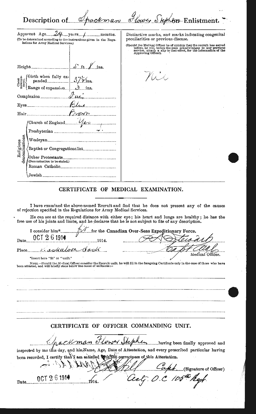 Personnel Records of the First World War - CEF 618271b