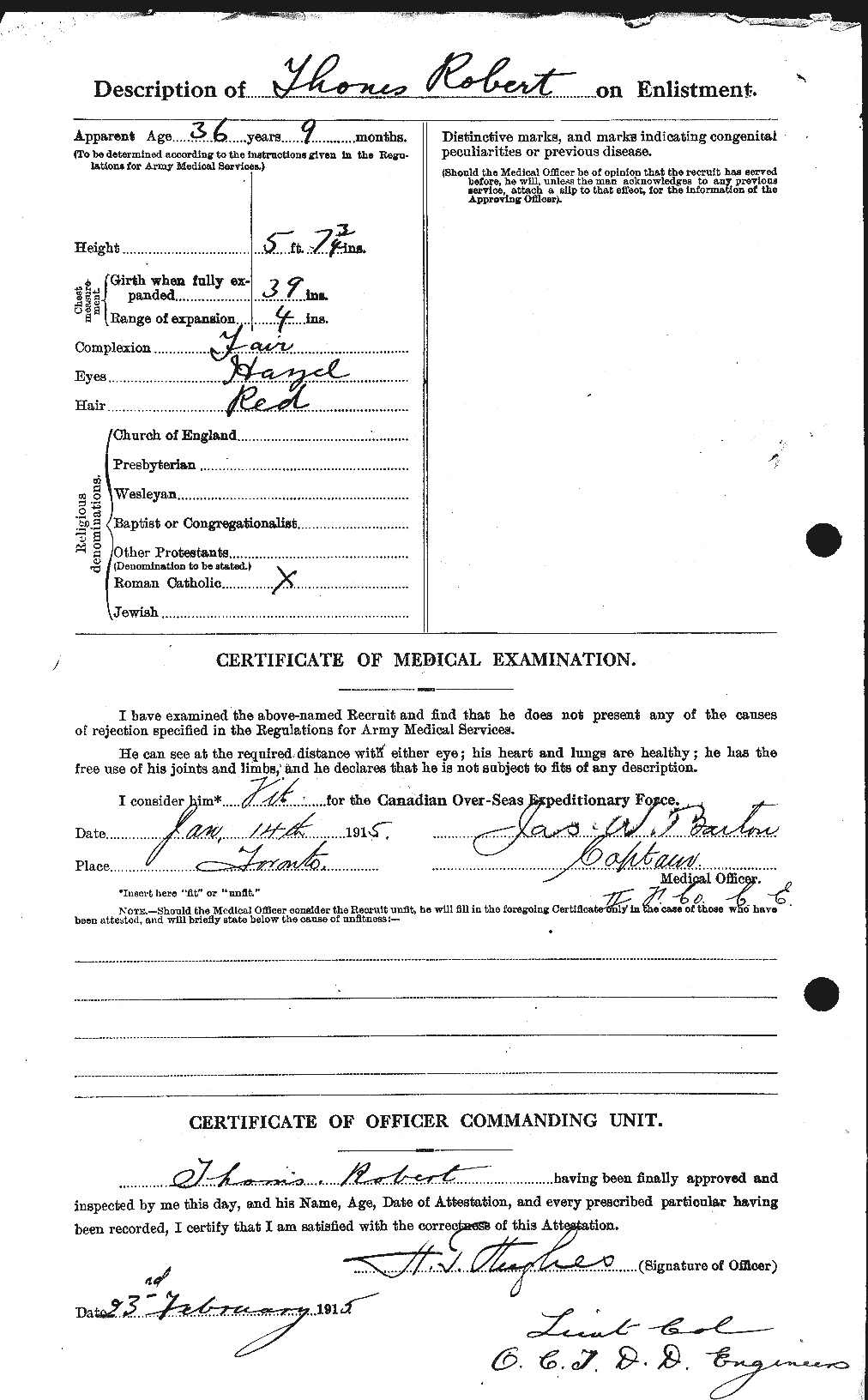 Personnel Records of the First World War - CEF 632148b