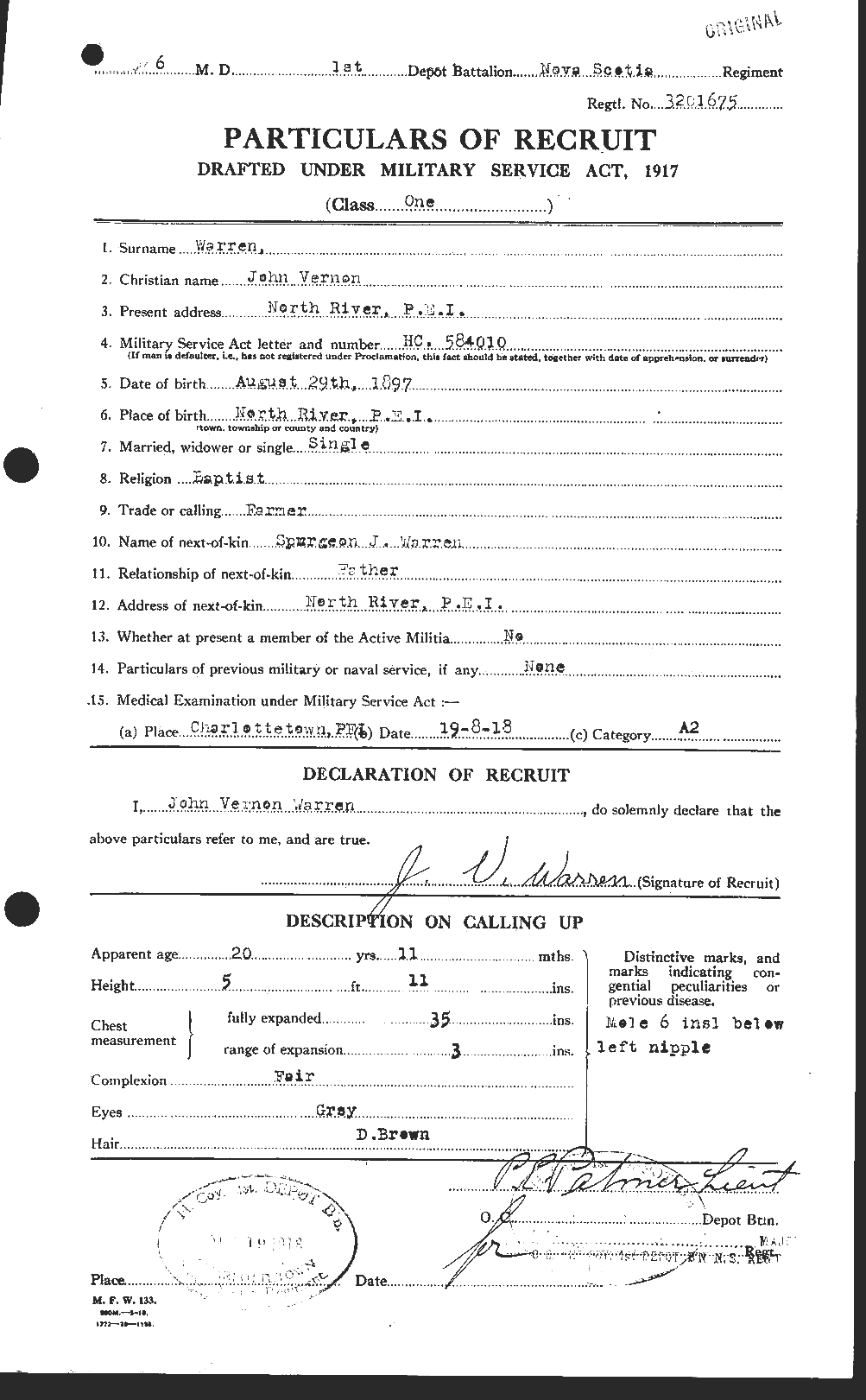 Personnel Records of the First World War - CEF 658562a