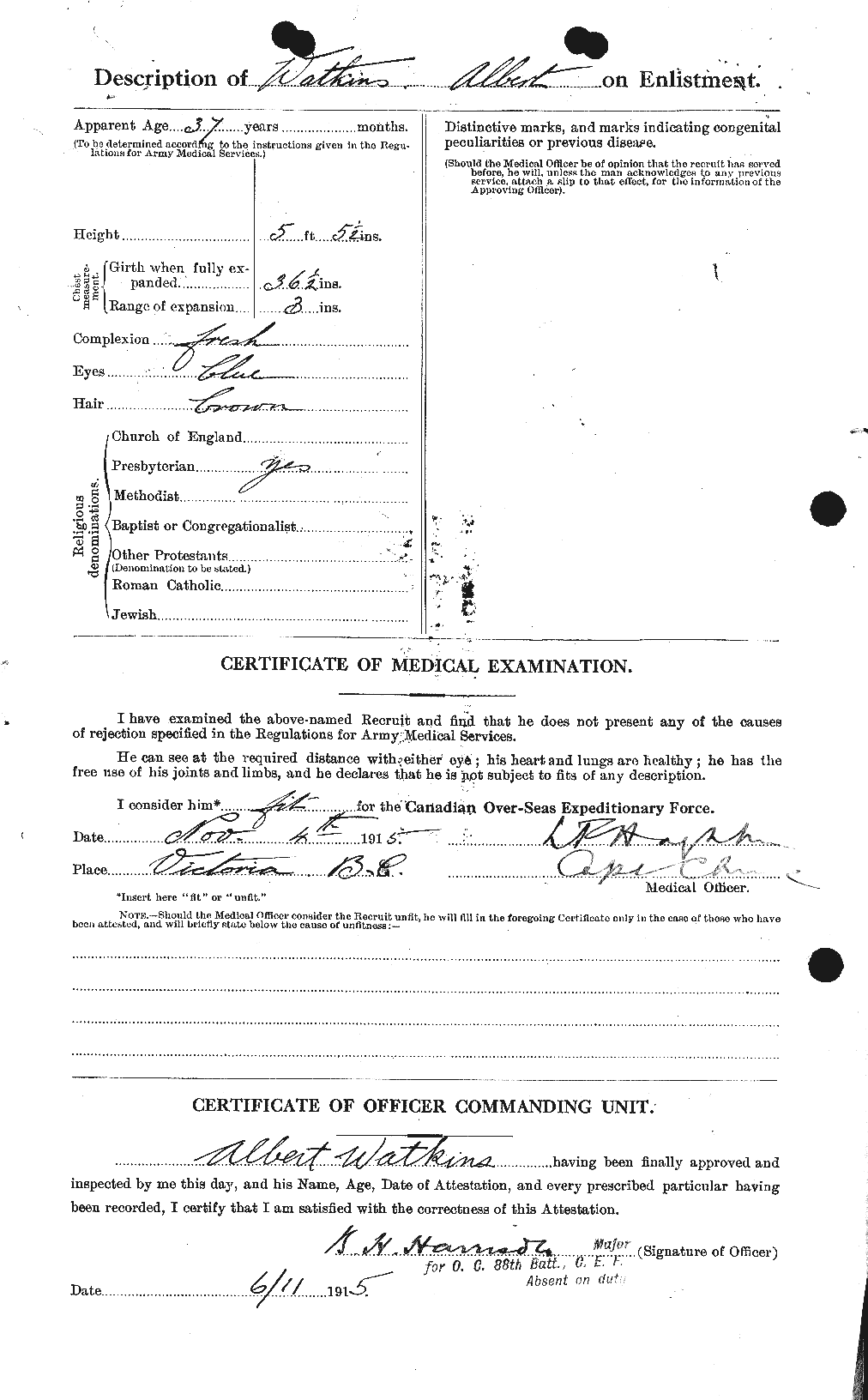 Personnel Records of the First World War - CEF 659149b