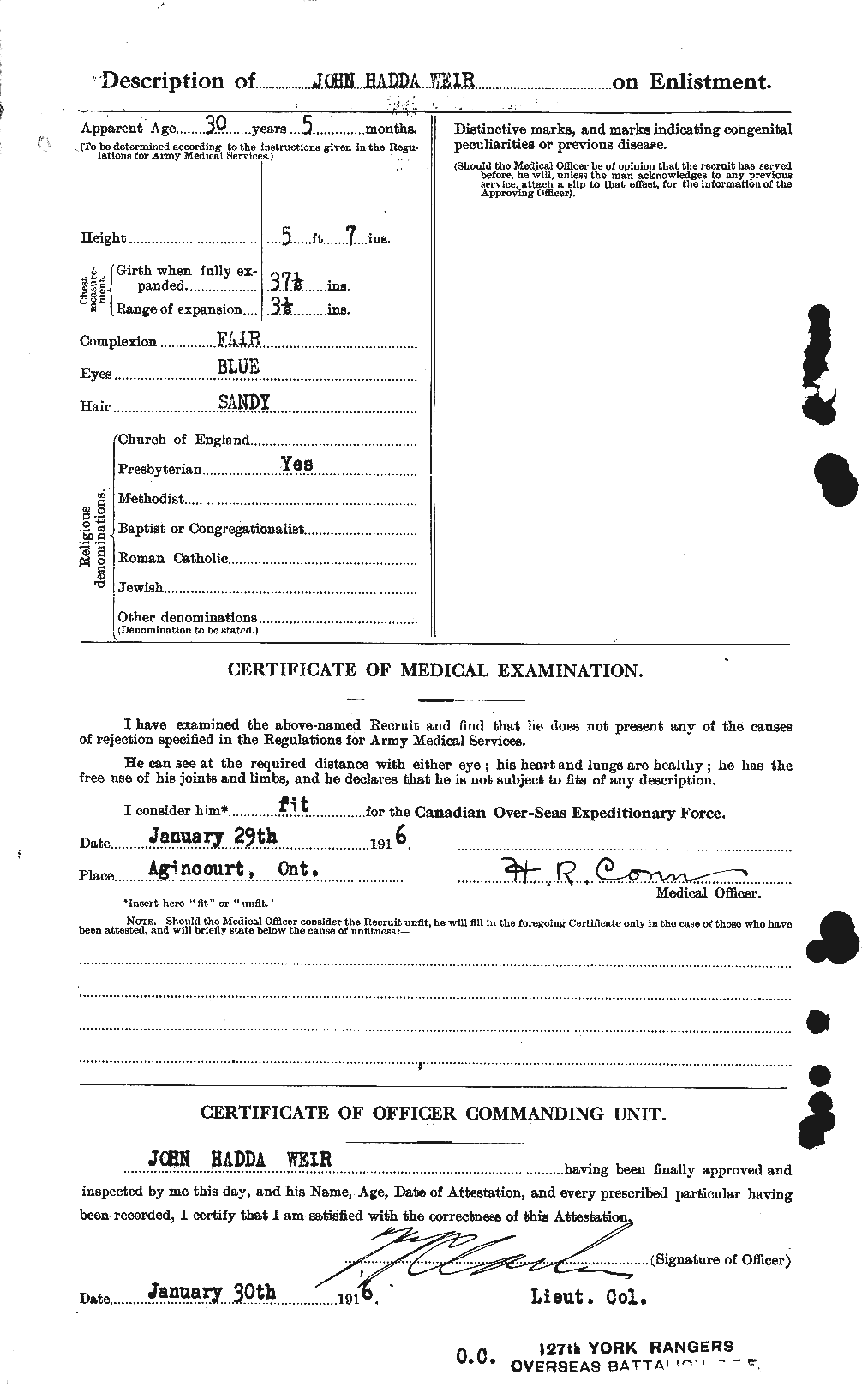 Personnel Records of the First World War - CEF 663878b