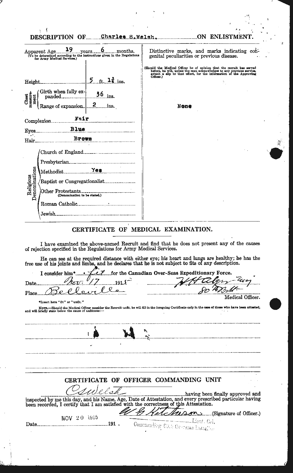 Personnel Records of the First World War - CEF 665438b