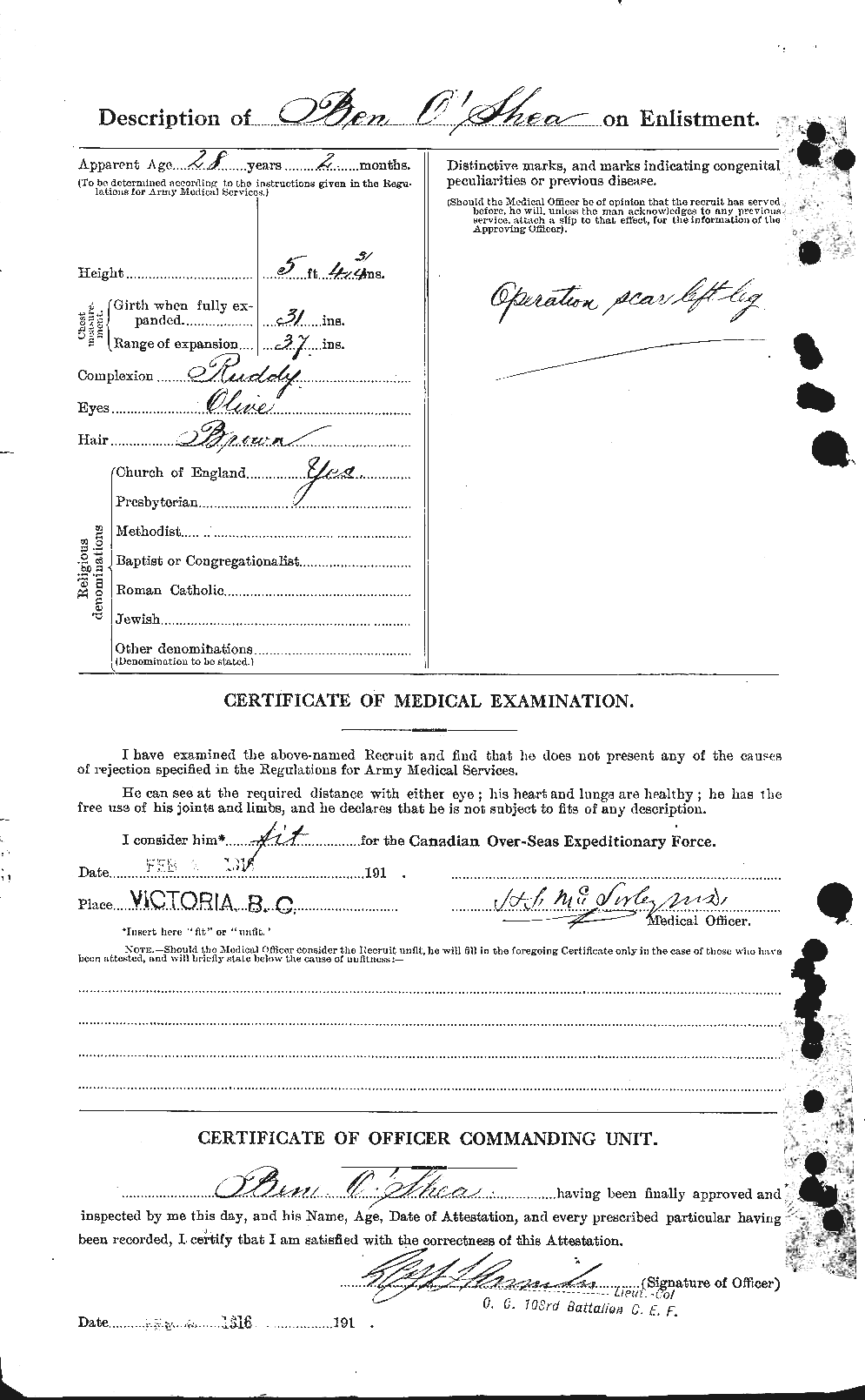 Personnel Records of the First World War - CEF 691788b
