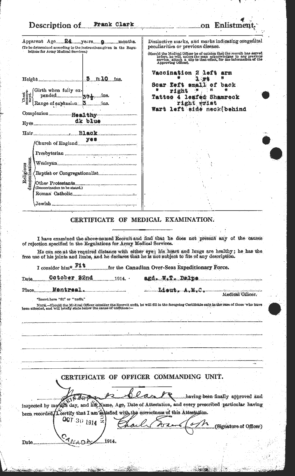 Personnel Records of the First World War - CEF 692575b