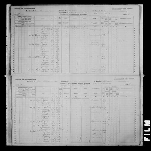 Digitized page of Census of Canada, 1881, Page number 21, for Dominick OILLITE