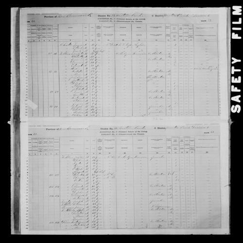 Digitized page of Census of Canada, 1881, Page number 23, for Octor LE BLANC