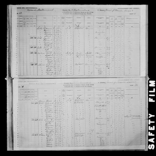 Digitized page of Census of Canada, 1881, Page number 76, for Delvert LUTES