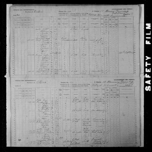 Digitized page of Census of Canada, 1881, Page number 26, for Eva BLAIR