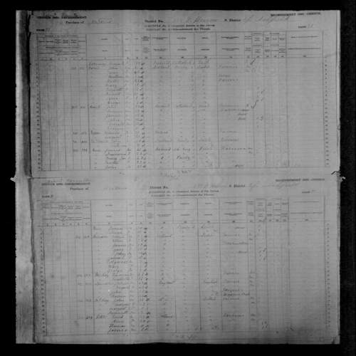 Digitized page of Census of Canada, 1881, Page number 71, for Kenneth MCKAY