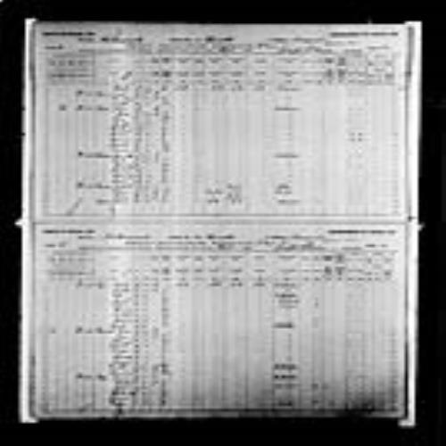 Digitized page of Census of Canada, 1891, Page number 32-33, for Charles Legere