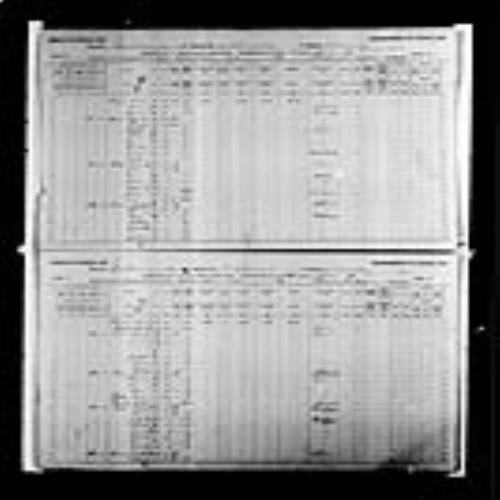 Digitized page of Census of Canada, 1891, Page number 4-5, for Augustin Cormier