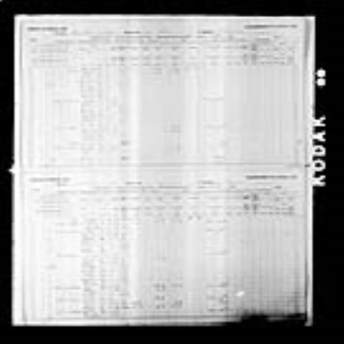 Digitized page of Census of Canada, 1891, Page number 10-11, for Ludgere Leger