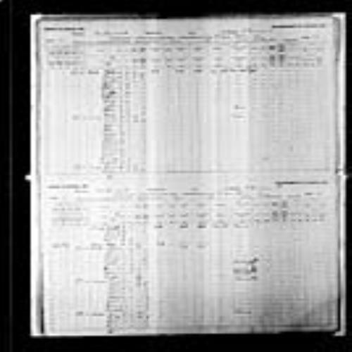 Digitized page of Census of Canada, 1891, Page number 26-27, for Amis Budreau