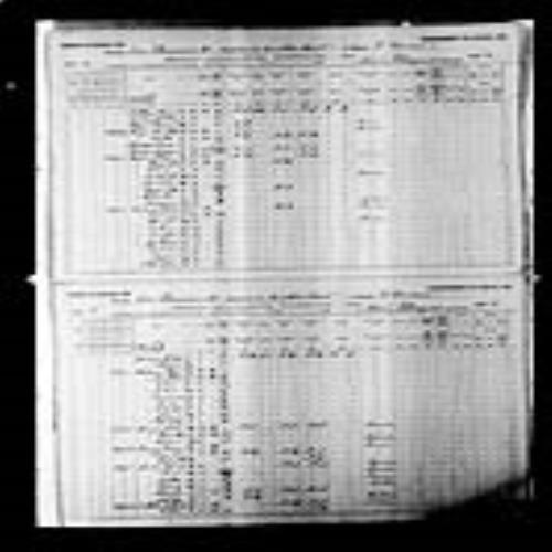 Digitized page of Census of Canada, 1891, Page number 14-15, for Ferdinand Leblanc